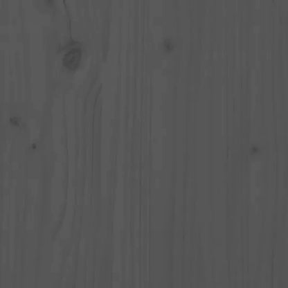 Wand-Kopfteil Grau 106x3x63 cm Massivholz Kiefer - Pazzar.ch