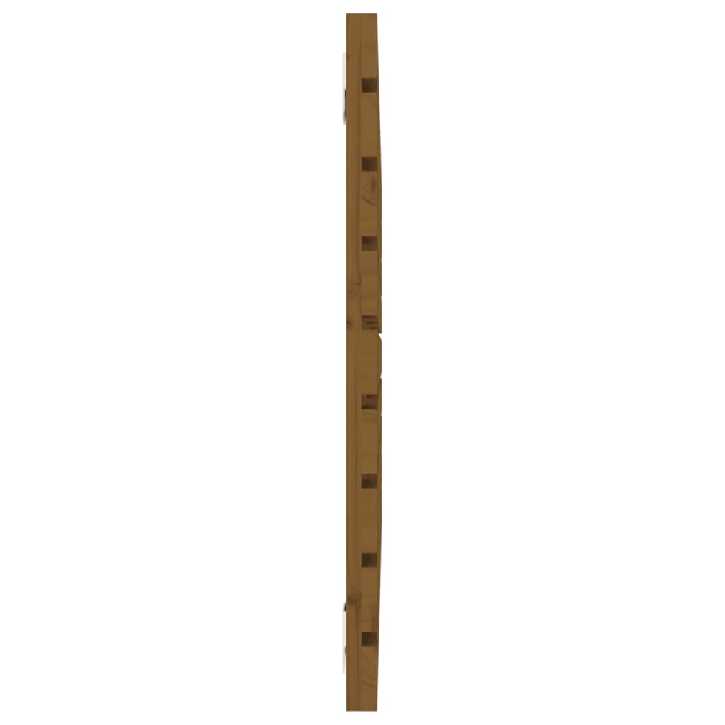 Wand-Kopfteil Honigbraun 96x3x63 cm Massivholz Kiefer