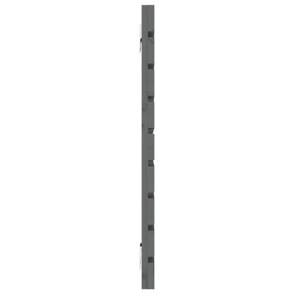 Wand-Kopfteil Grau 126x3x63 cm Massivholz Kiefer - Pazzar.ch