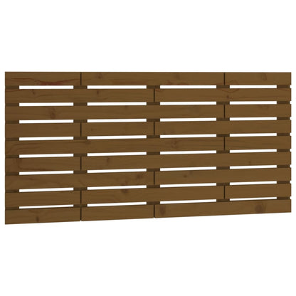 Wand-Kopfteil Honigbraun 146x3x63 cm Massivholz Kiefer - Pazzar.ch