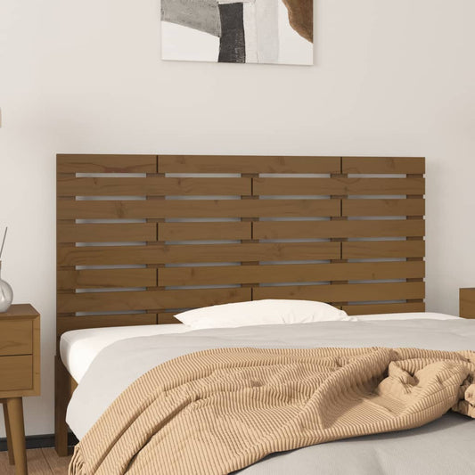 Wand-Kopfteil Honigbraun 156x3x63 cm Massivholz Kiefer - Pazzar.ch