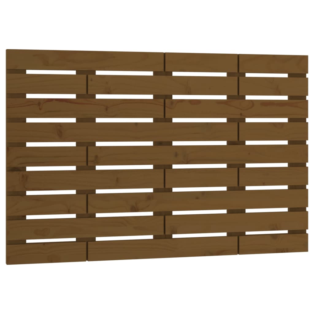 Wand-Kopfteil Honigbraun 81x3x63 cm Massivholz Kiefer - Pazzar.ch