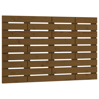 Wand-Kopfteil Honigbraun 81x3x63 cm Massivholz Kiefer - Pazzar.ch