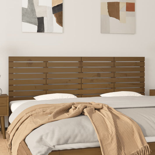 Wand-Kopfteil Honigbraun 166x3x63 cm Massivholz Kiefer - Pazzar.ch