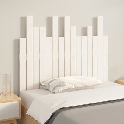 Wand-Kopfteil Weiß 95,5x3x80 cm Massivholz Kiefer - Pazzar.ch