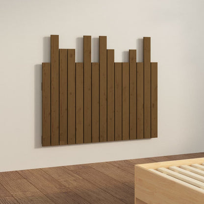 Wand-Kopfteil Honigbraun 95,5x3x80 cm Massivholz Kiefer - Pazzar.ch