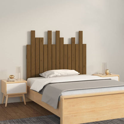 Wand-Kopfteil Honigbraun 95,5x3x80 cm Massivholz Kiefer - Pazzar.ch