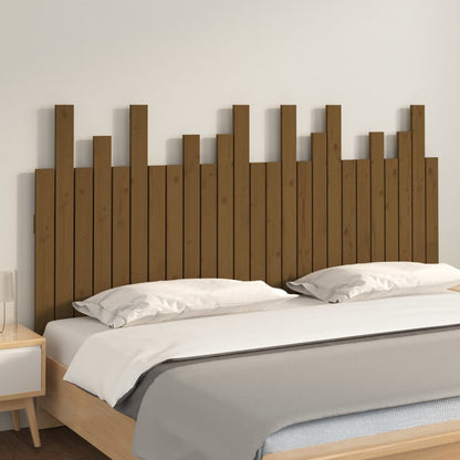 Wand-Kopfteil Honigbraun 159,5x3x80 cm Massivholz Kiefer - Pazzar.ch