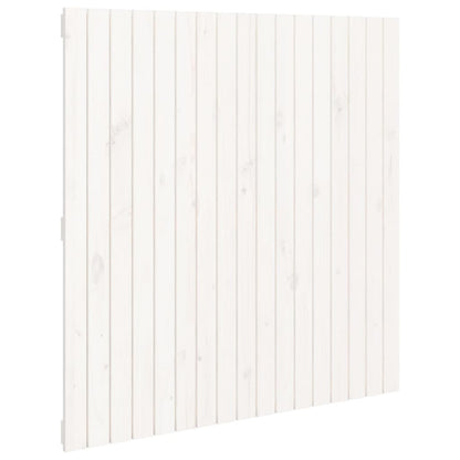 Wand-Kopfteil Weiß 108x3x110 cm Massivholz Kiefer - Pazzar.ch