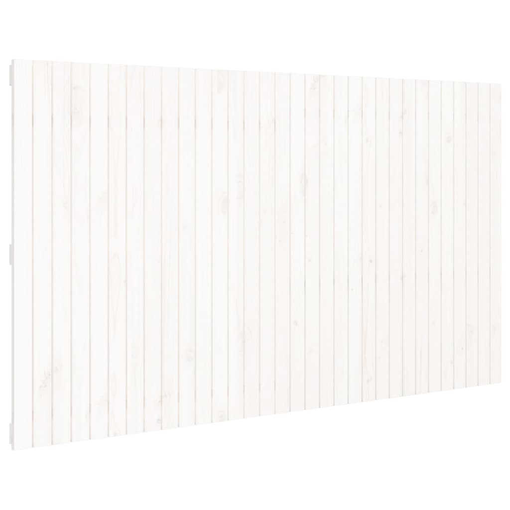 Wand-Kopfteil Weiß 204x3x110 cm Massivholz Kiefer - Pazzar.ch