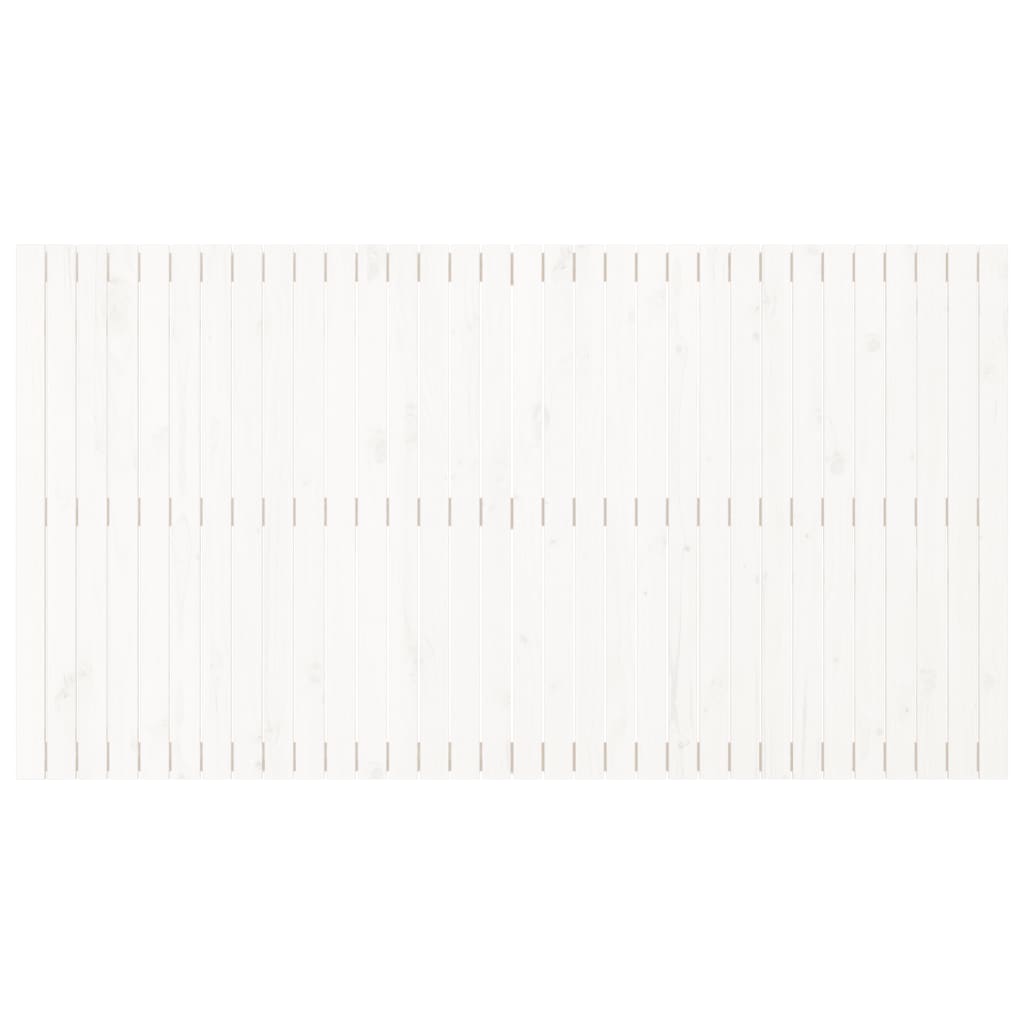 Wand-Kopfteil Weiß 204x3x110 cm Massivholz Kiefer - Pazzar.ch