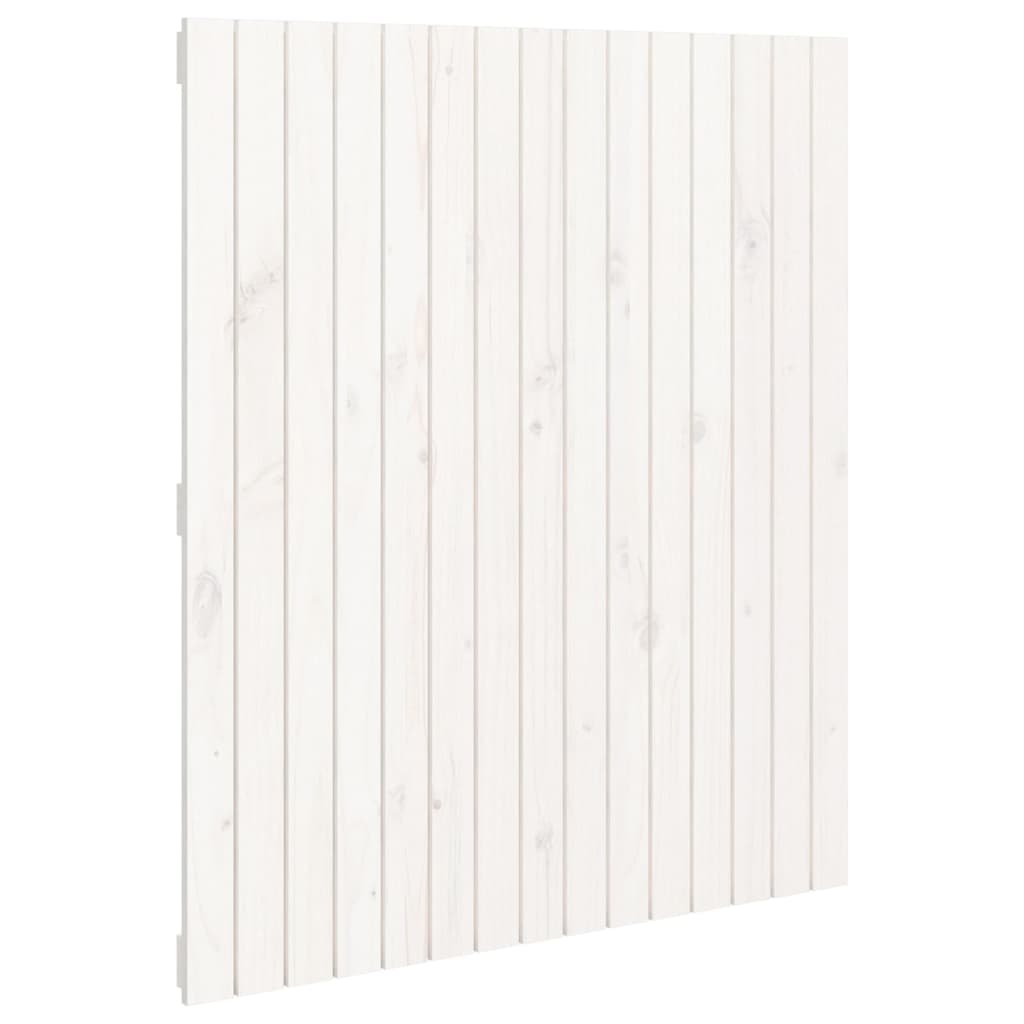 Wand-Kopfteil Weiß 95,5x3x110 cm Massivholz Kiefer - Pazzar.ch