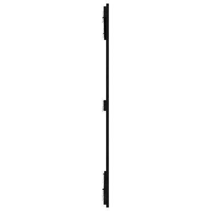 Wand-Kopfteil Schwarz 95,5x3x110 cm Massivholz Kiefer - Pazzar.ch