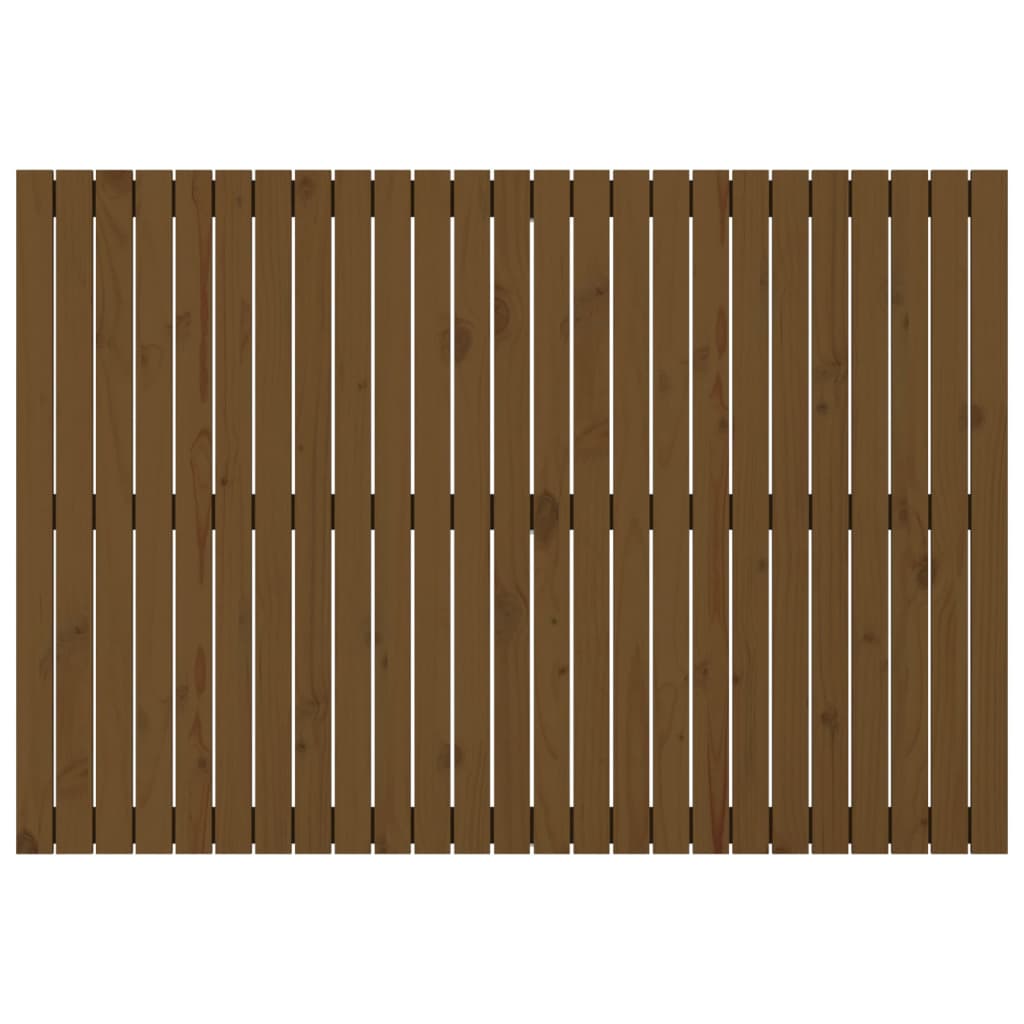 Wand-Kopfteil Honigbraun 159,5x3x110 cm Massivholz Kiefer - Pazzar.ch