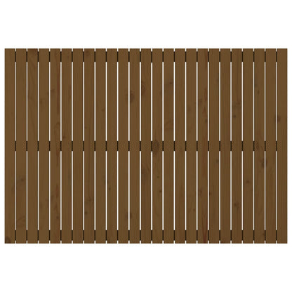 Wand-Kopfteil Honigbraun 159,5x3x110 cm Massivholz Kiefer - Pazzar.ch