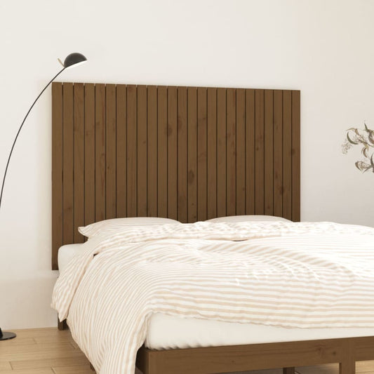 Wand-Kopfteil Honigbraun 159,5x3x110 cm Massivholz Kiefer - Pazzar.ch