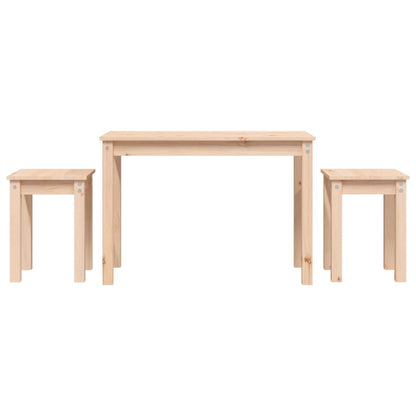 Satztische 3 Stk. Massivholz Kiefer - Pazzar.ch