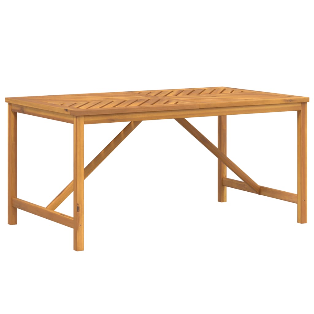 Garten-Esstisch 150x90x74 cm Massivholz Akazie - Pazzar.ch