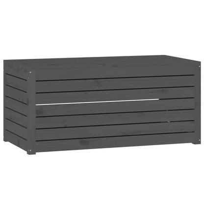 Gartenbox Grau 101x50,5x46,5 cm Massivholz Kiefer - Pazzar.ch