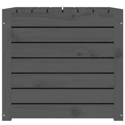 Gartenbox Grau 101x50,5x46,5 cm Massivholz Kiefer - Pazzar.ch