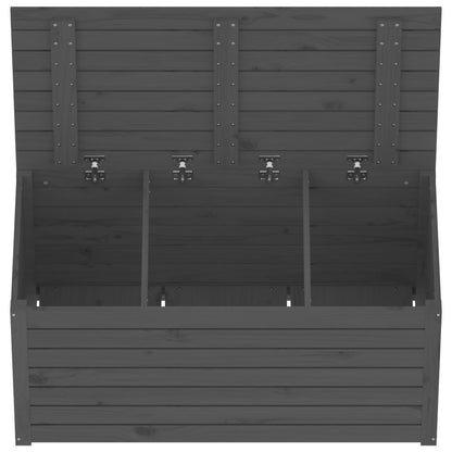 Gartenbox Grau 101x50,5x46,5 cm Massivholz Kiefer - Pazzar.ch