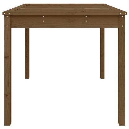 Gartentisch Honigbraun 82,5x82,5x76 cm Massivholz Kiefer - Pazzar.ch