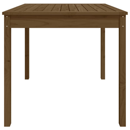 Gartentisch Honigbraun 82,5x82,5x76 cm Massivholz Kiefer - Pazzar.ch