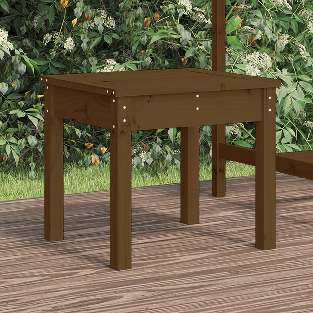 Gartenbank Honigbraun 50x44x45 cm Massivholz Kiefer - Pazzar.ch