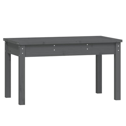 Gartenbank Grau 80x44x45 cm Massivholz Kiefer - Pazzar.ch