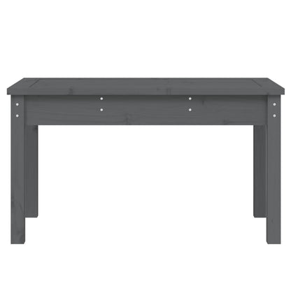 Gartenbank Grau 80x44x45 cm Massivholz Kiefer - Pazzar.ch