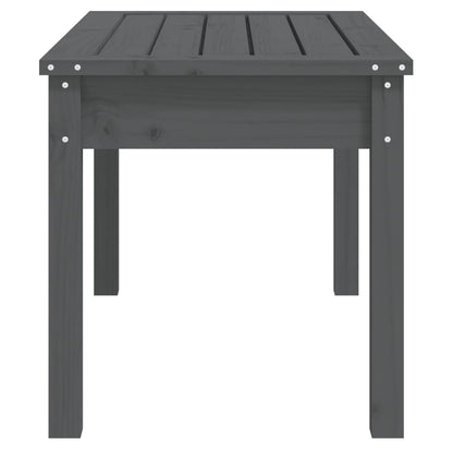 Gartenbank Grau 80x44x45 cm Massivholz Kiefer - Pazzar.ch