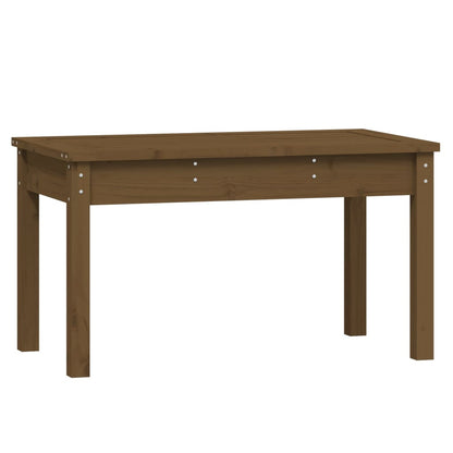 Gartenbank Honigbraun 80x44x45 cm Massivholz Kiefer - Pazzar.ch