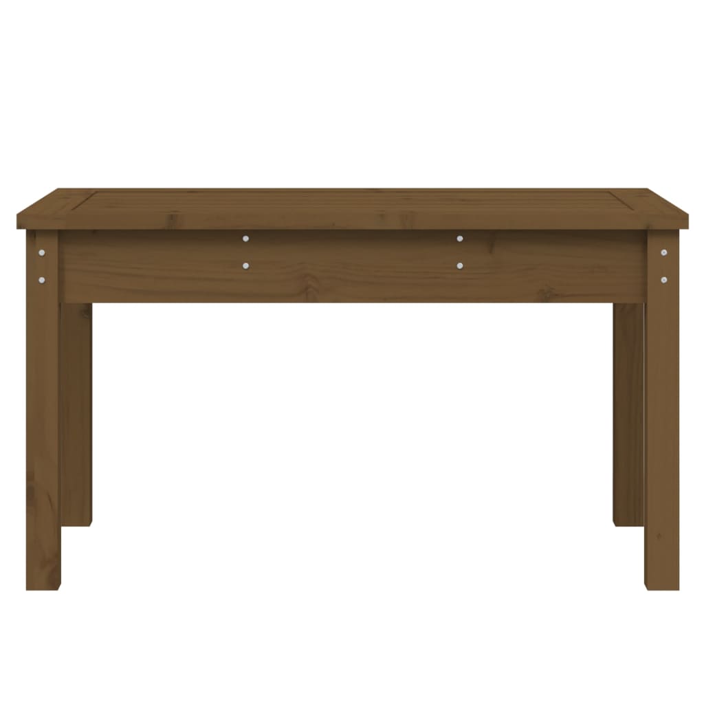 Gartenbank Honigbraun 80x44x45 cm Massivholz Kiefer - Pazzar.ch