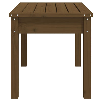 Gartenbank Honigbraun 80x44x45 cm Massivholz Kiefer - Pazzar.ch