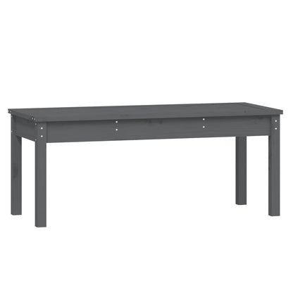 Gartenbank Grau 109x44x45 cm Massivholz Kiefer - Pazzar.ch