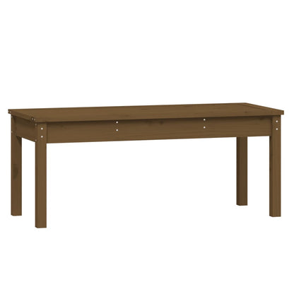Gartenbank Honigbraun 109x44x45 cm Massivholz Kiefer - Pazzar.ch