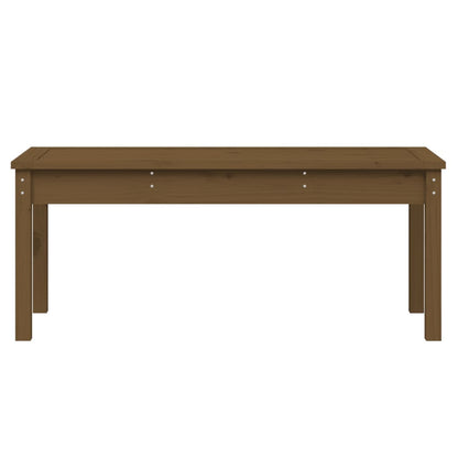 Gartenbank Honigbraun 109x44x45 cm Massivholz Kiefer - Pazzar.ch