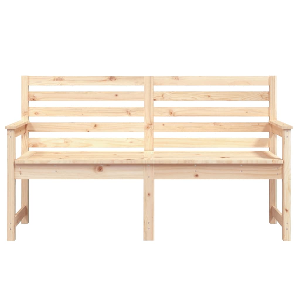 Gartenbank 159,5x48x91,5 cm Massivholz Kiefer - Pazzar.ch