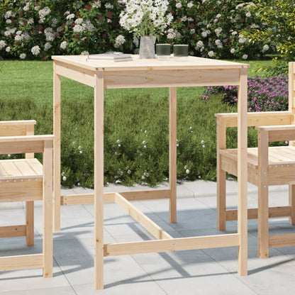 Gartentisch 121x82,5x110 cm Massivholz Kiefer - Pazzar.ch