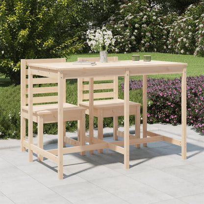 Gartentisch 159,5x82,5x110 cm Massivholz Kiefer - Pazzar.ch