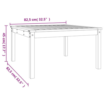Gartentisch 82,5x82,5x45 cm Massivholz Douglasie - Pazzar.ch