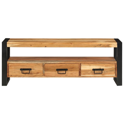 TV-Schrank 120x30x45 cm Massivholz Akazie - Pazzar.ch