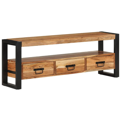 TV-Schrank 120x30x45 cm Massivholz Akazie - Pazzar.ch