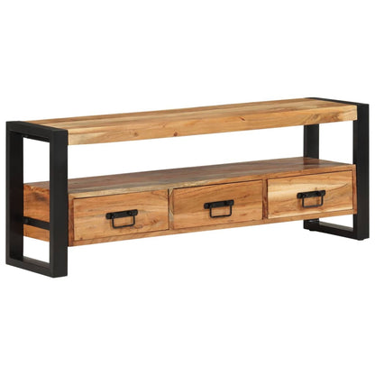 TV-Schrank 120x30x45 cm Massivholz Akazie - Pazzar.ch