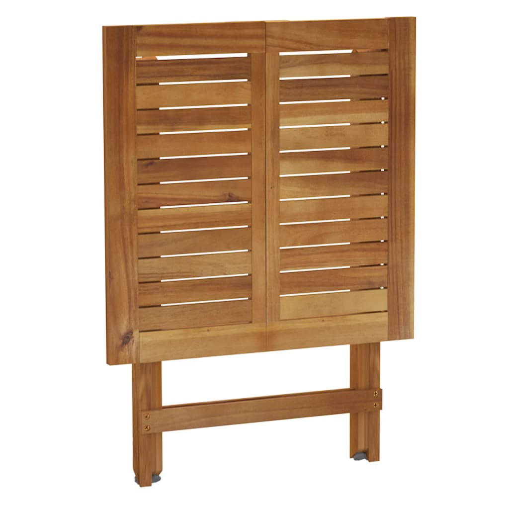 3-tlg. Bistro-Set Klappbar mit Kissen Massivholz Akazie - Pazzar.ch