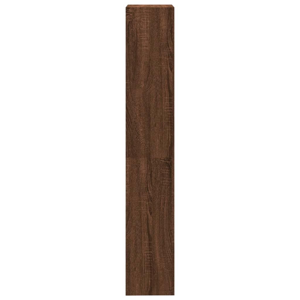 Bücherregal 4 Fächer Braun Eichen-Optik 40x24x143 cm - Pazzar.ch