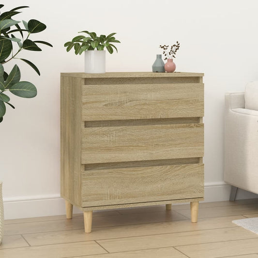 Sideboard Sonoma-Eiche 60x35x70 cm Holzwerkstoff - Pazzar.ch