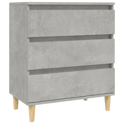 Sideboard Betongrau 60x35x70 cm Holzwerkstoff - Pazzar.ch