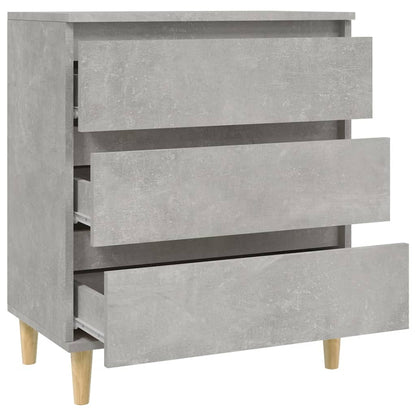 Sideboard Betongrau 60x35x70 cm Holzwerkstoff - Pazzar.ch