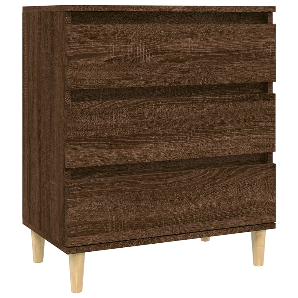 Sideboard Braun Eichen-Optik 60x35x70 cm Holzwerkstoff - Pazzar.ch